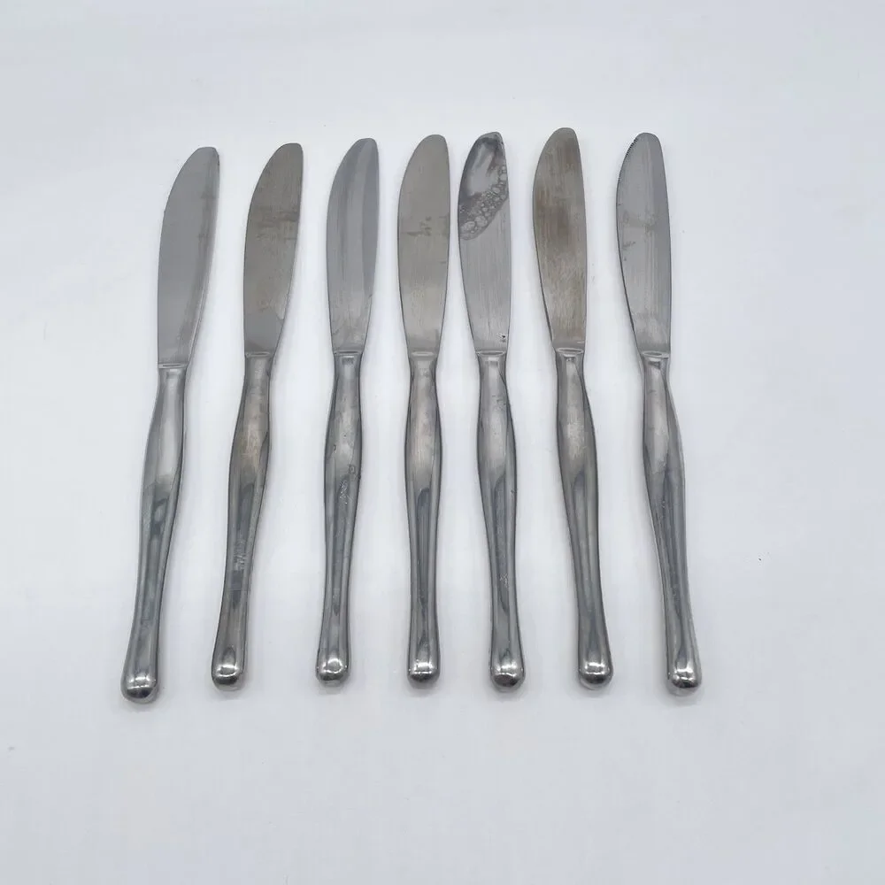 Hampton Silversmiths HSV84 Stainless Steel Dinner Knives 9 1/8